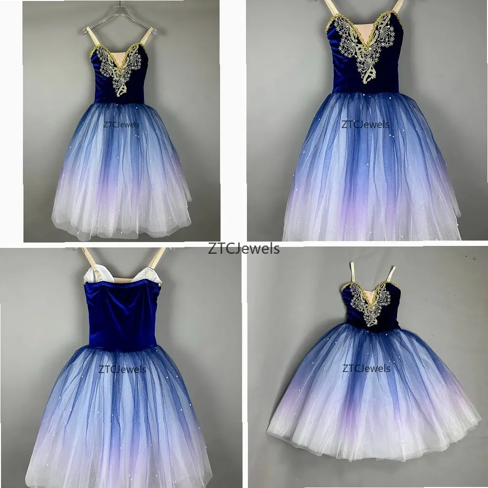 Professional Belly Dance Costume Blue Purple Velvet Top Tutu Skirt Girls Ballet Dress Performance Clothing Cosplay
Professional Belly Dance Costume Blue Purple Velvet Top Tutu Skirt Girls Ballet Dress Performance Clothing Cosplay