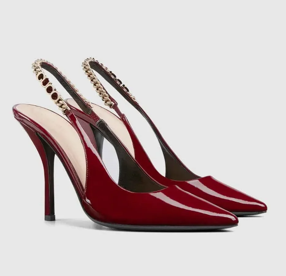 Elegant Brand Signoria Women Sandals Shoes Patent Leather Slingback Wine-red Black Summer High Heels Party Wedding Pointed Toe L
Elegant Brand Signoria Women Sandals Shoes Patent Leather Slingback Wine-red Black Summer High Heels Party Wedding Pointed Toe L
