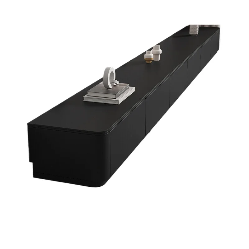 Slate black TV cabinet floor coffee table combination living room modern simple small apartment high solid wood TV cabinet
Slate black TV cabinet floor coffee table combination living room modern simple small apartment high solid wood TV cabinet