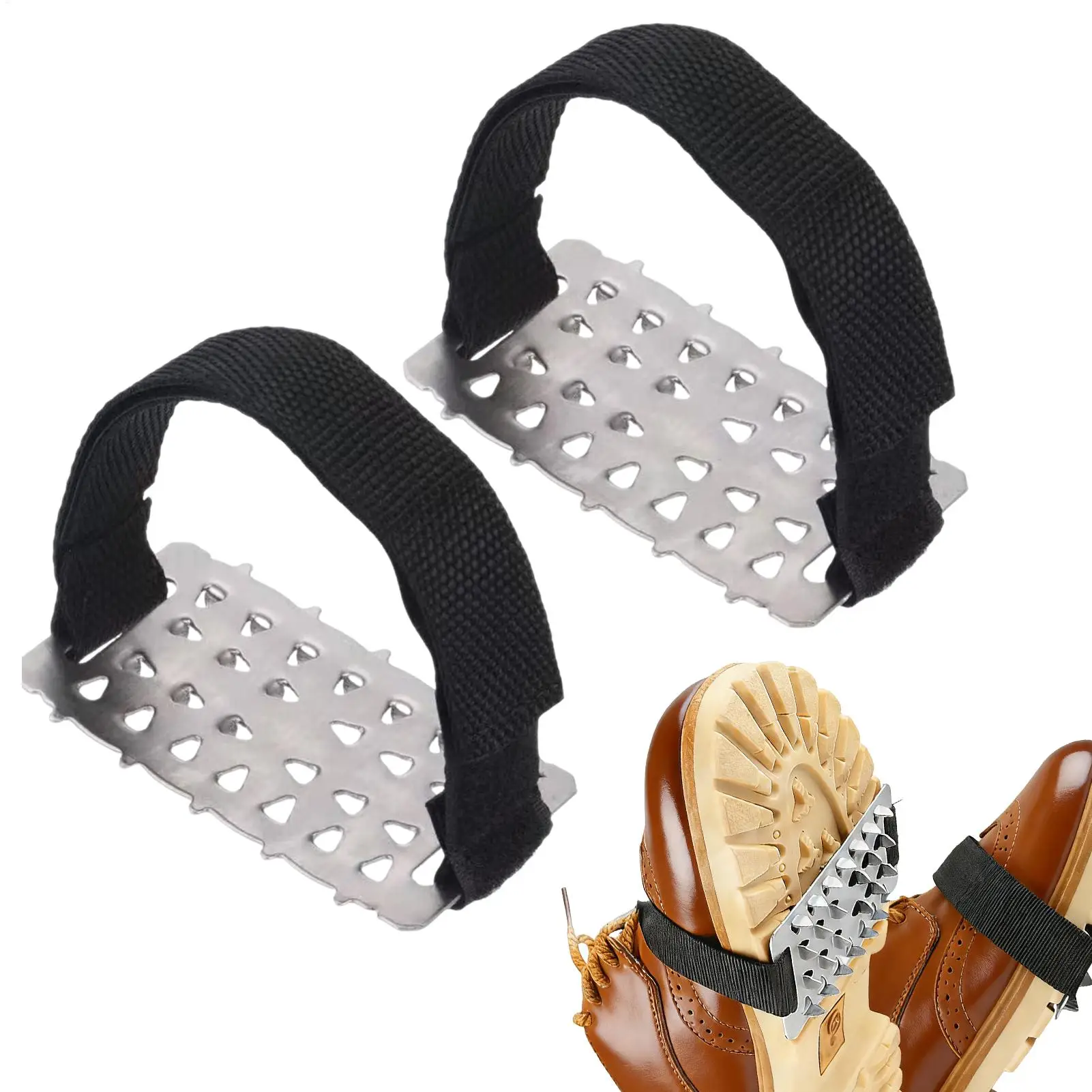 Противоскользящие шипы для обуви из нержавеющей стали, ледоотбойники, противоскользящие накладки для обуви для альпинизма, бега, горного туризма, ходьбы
Противоскользящие шипы для обуви из нержавеющей стали, ледоотбойники, противоскользящие накладки для обуви для альпинизма, бега, горного туризма, ходьбы