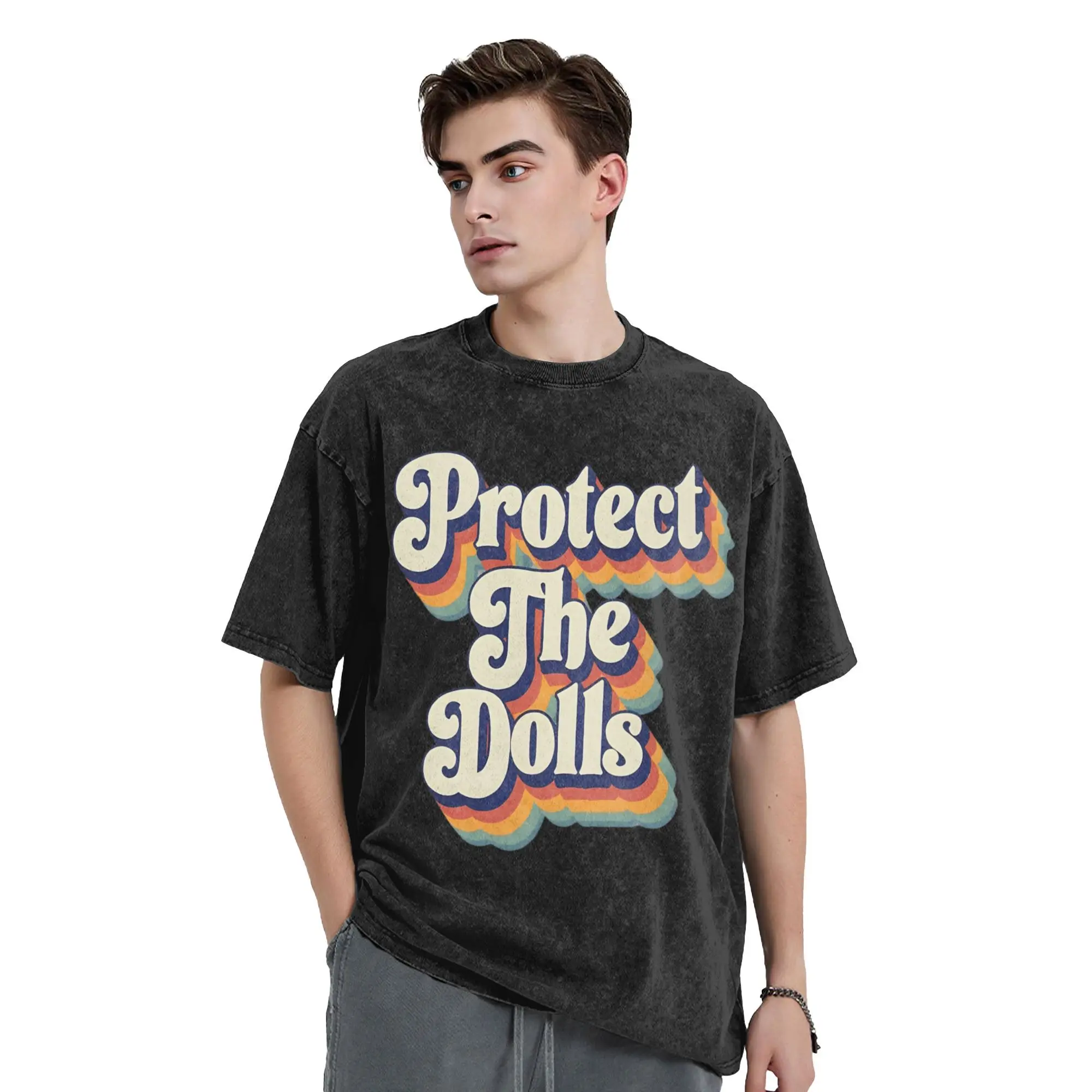 Protect The Dolls T Shirt Hip Hop Washed Short Sleeve T-Shirts LGBTQ Supporters Men Women Tops Graphic Printed Tee Shirt
Protect The Dolls T Shirt Hip Hop Washed Short Sleeve T-Shirts LGBTQ Supporters Men Women Tops Graphic Printed Tee Shirt