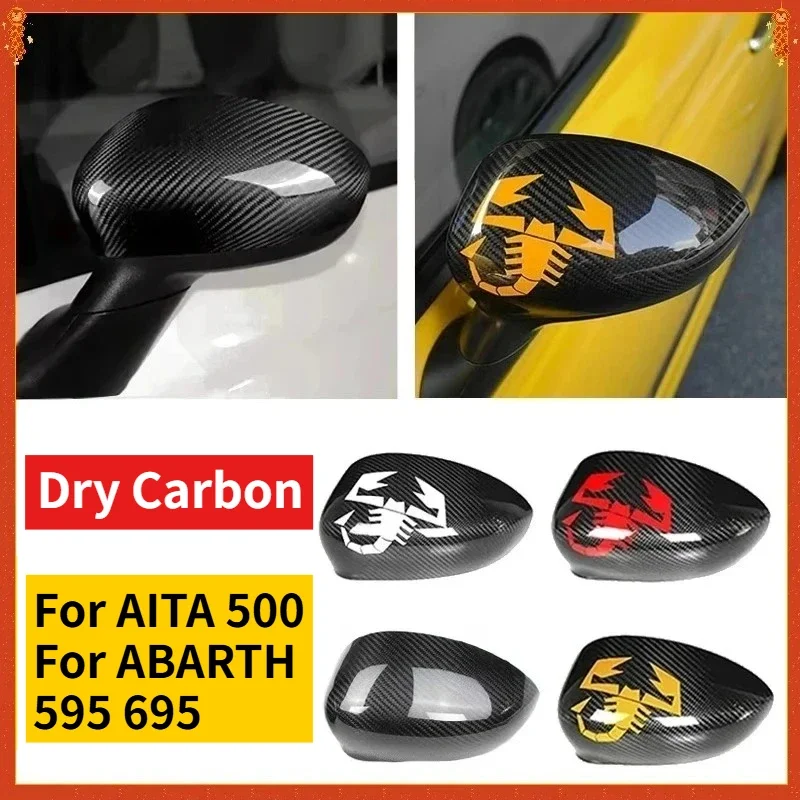 For FIAT For ABARTH 500/595/595C/695|Real Dry Carbon Fiber|Rearview Mirror|Housing View Covers Cap|09-2024|Modification Bod
For FIAT For ABARTH 500/595/595C/695|Real Dry Carbon Fiber|Rearview Mirror|Housing View Covers Cap|09-2024|Modification Bod