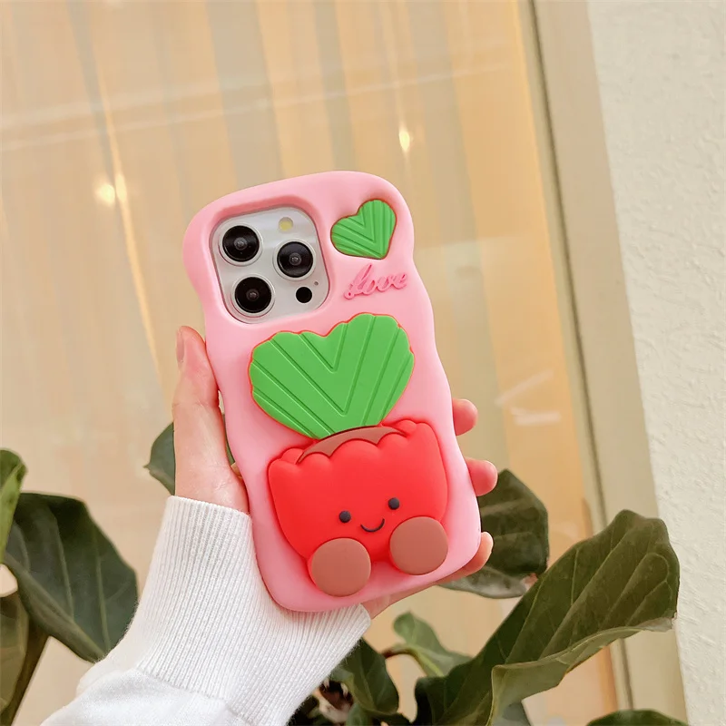 Cartoon Soft Case For iphone 16 Pro Max Silicone Protection Cover for iphone 15 14 Plus 12 13 pro max Pink botany fold bracket
Cartoon Soft Case For iphone 16 Pro Max Silicone Protection Cover for iphone 15 14 Plus 12 13 pro max Pink botany fold bracket