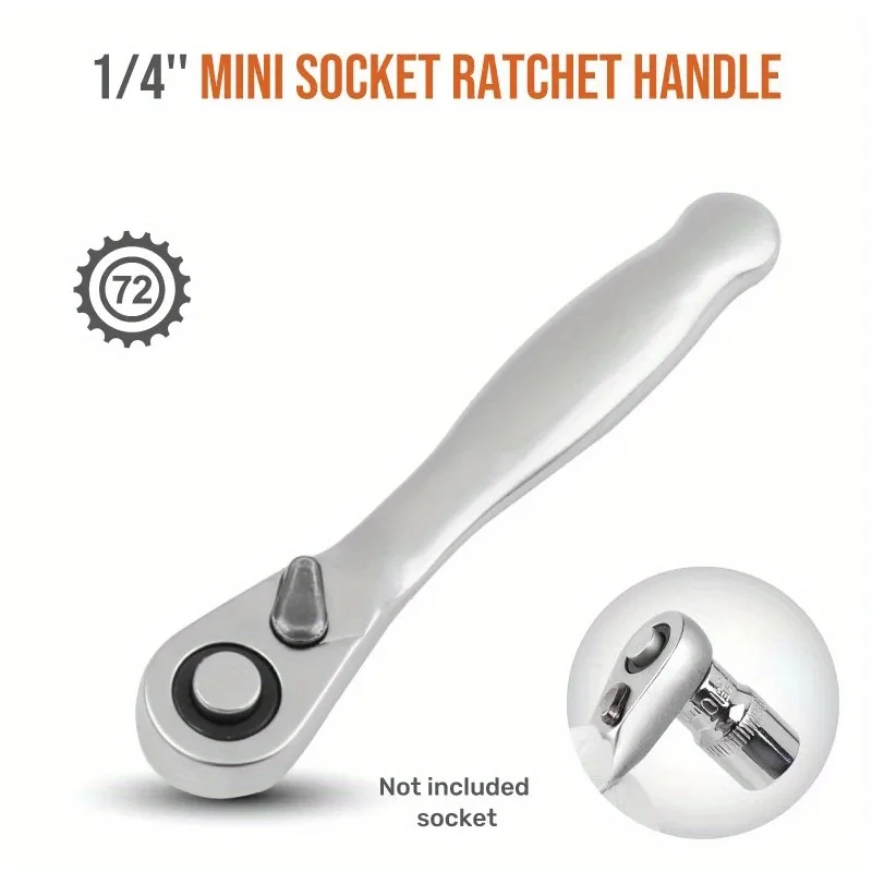 2-In-1 Quick Socket Ratchet Wrench Screwdriver Torque Wrenches Set Spanner Mini Treble 1/4 Ratchet Wrench Double Ended
2-In-1 Quick Socket Ratchet Wrench Screwdriver Torque Wrenches Set Spanner Mini Treble 1/4 Ratchet Wrench Double Ended