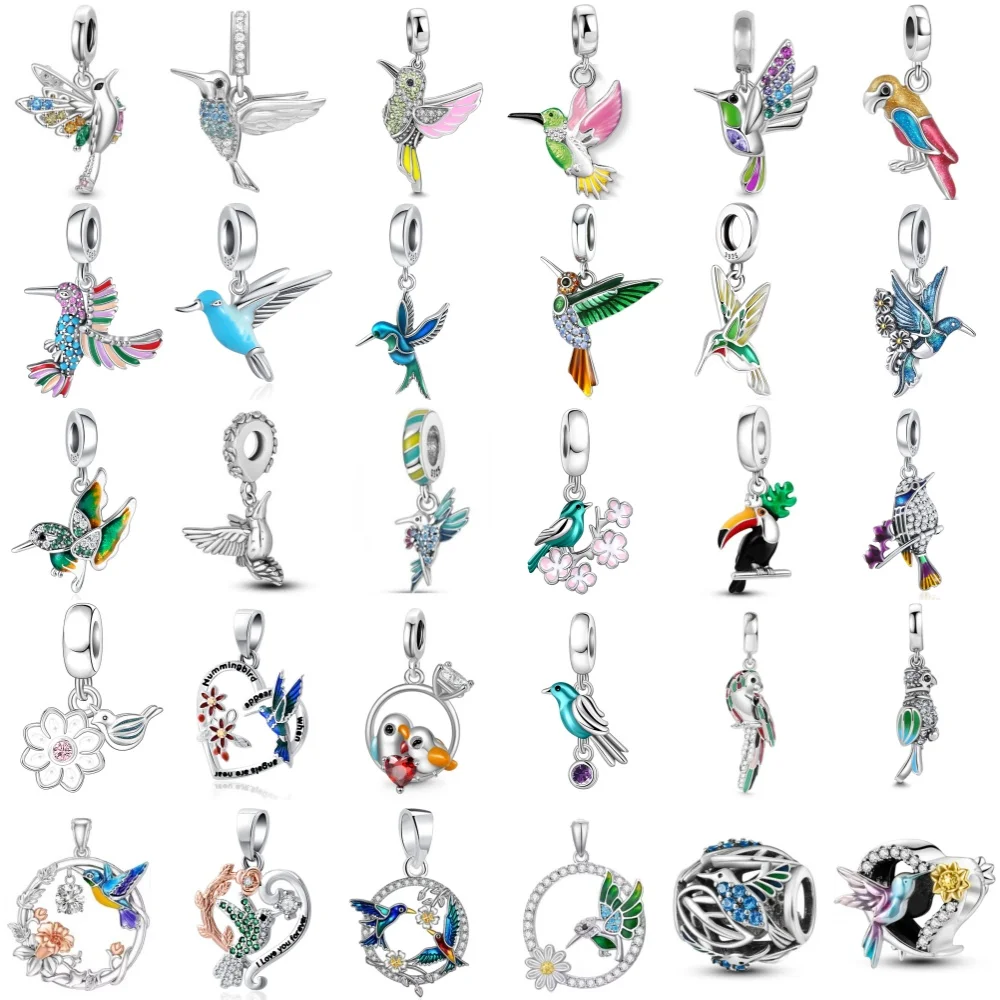 2026 New 925 Silver Hummingbird Swallow Pendant Beads Suitable for Original European Bracelets DIY Accessories Exquisite Jewelry
2026 New 925 Silver Hummingbird Swallow Pendant Beads Suitable for Original European Bracelets DIY Accessories Exquisite Jewelry