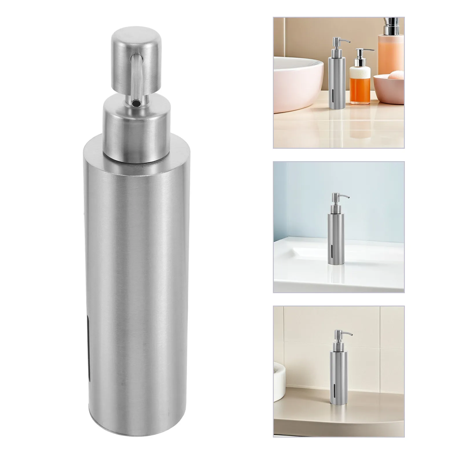 Stainless Steel Soap Dispenser Brushed Nickel Pump Refillable Countertop Bottle for Bathroom Kitchen Hand Lotion Dishwashing
Stainless Steel Soap Dispenser Brushed Nickel Pump Refillable Countertop Bottle for Bathroom Kitchen Hand Lotion Dishwashing