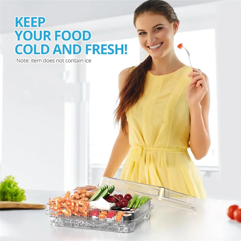 AB15-Chilled Serving Trays For Parties Kitchen Chilled Food Bowl For Shrimp, Fruits, Vegetables
AB15-Chilled Serving Trays For Parties Kitchen Chilled Food Bowl For Shrimp, Fruits, Vegetables