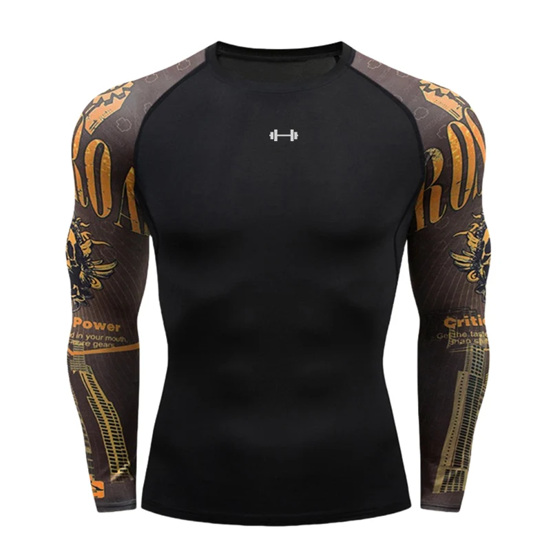 Gym Compression Dry Fit Men's Long Sleeves Fitness T-shirt Spring And Autumn Outdoor Sports Running Tees Sportswear Tops T-shirt 
Gym Compression Dry Fit Men's Long Sleeves Fitness T-shirt Spring And Autumn Outdoor Sports Running Tees Sportswear Tops T-shirt
