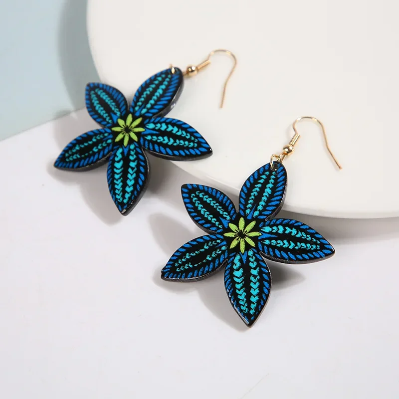 Fashion Starfish Design Earrings Acrylic Polynesian Hawaiian Style Earrings for Women Girls Party Wedding Vacation Gift
Fashion Starfish Design Earrings Acrylic Polynesian Hawaiian Style Earrings for Women Girls Party Wedding Vacation Gift