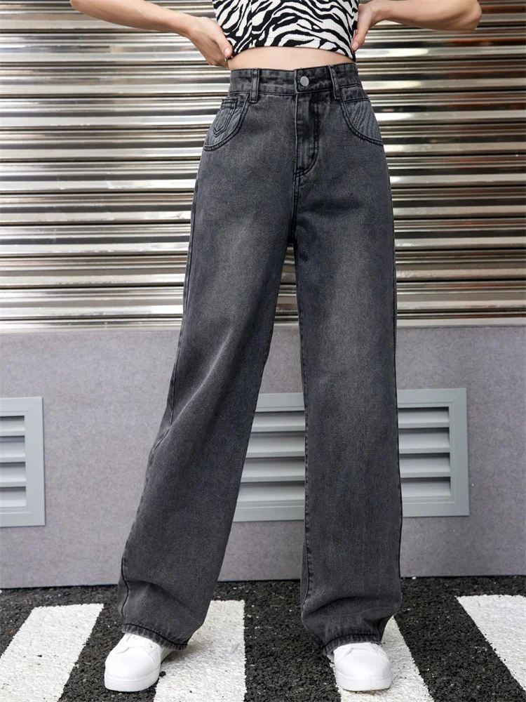 Simple Fashion Women's Pants Slim Quality Jeans Washed Straight Leg Pants Spring Summer
Simple Fashion Women's Pants Slim Quality Jeans Washed Straight Leg Pants Spring Summer