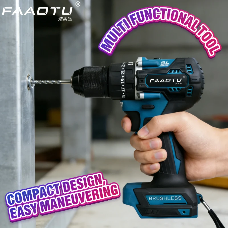 Бесщеточная электрическая дрель FAAOTU487 10 мм, легкий аккумуляторный инструмент для строительства и домашнего использования, совместим с аккумуляторами MT (без аккумулятора)
Бесщеточная электрическая дрель FAAOTU487 10 мм, легкий аккумуляторный инструмент для строительства и домашнего использования, совместим с аккумуляторами MT (без аккумулятора)