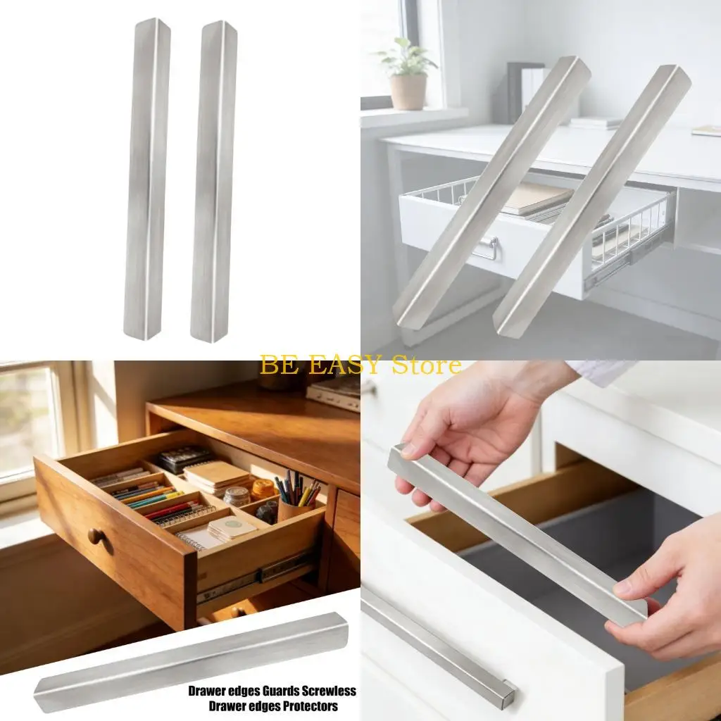 E28F Heavy Duty Cabinet Edges Protectors Steel Matching Handles Cabinet Defense For 3/4 Inch Thickness Drawers & Door
E28F Heavy Duty Cabinet Edges Protectors Steel Matching Handles Cabinet Defense For 3/4 Inch Thickness Drawers & Door