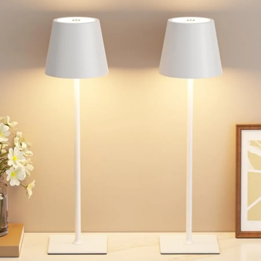 Cordless Rechargeable Table Lamp 5000mAh Battery Operated Lamps, 3 Colors Stepless Dimming Touch Lamp for Living Room, Kitchen
Cordless Rechargeable Table Lamp 5000mAh Battery Operated Lamps, 3 Colors Stepless Dimming Touch Lamp for Living Room, Kitchen