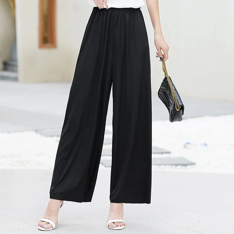 2023 Summer Wide Leg Pants Women Casual Loose High Waist Vintage Black Pants Long Trousers Women Casual Korean Pants
2023 Summer Wide Leg Pants Women Casual Loose High Waist Vintage Black Pants Long Trousers Women Casual Korean Pants