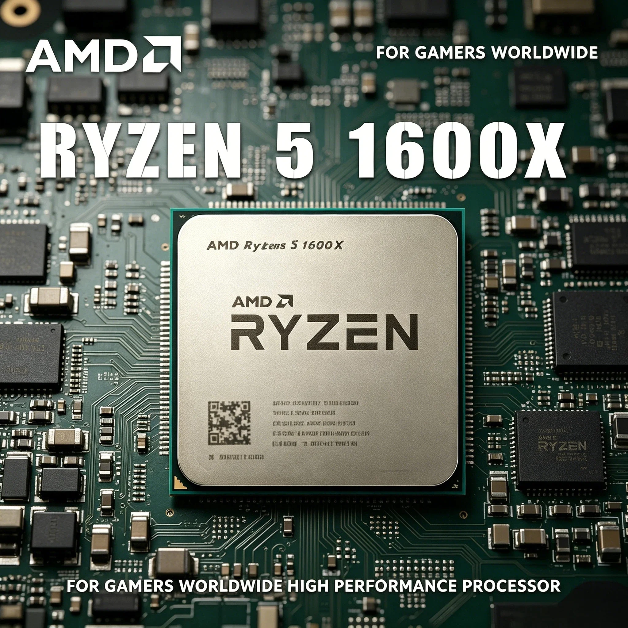 AMD Ryzen 5 1600X 3.6GHz 6 Core 12 Thread 95W L3 16M Socket AM4 R5 1600X CPU Gaming Desktop Ultra Fast Plus HD
AMD Ryzen 5 1600X 3.6GHz 6 Core 12 Thread 95W L3 16M Socket AM4 R5 1600X CPU Gaming Desktop Ultra Fast Plus HD