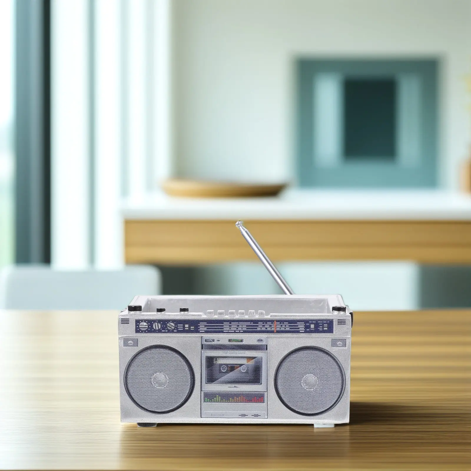 Tape Recorder Design Flower Pot Resin Crafted Desktop Planter for Indoor Plants Home Decoration Retro Flower Container Ornament
Tape Recorder Design Flower Pot Resin Crafted Desktop Planter for Indoor Plants Home Decoration Retro Flower Container Ornament