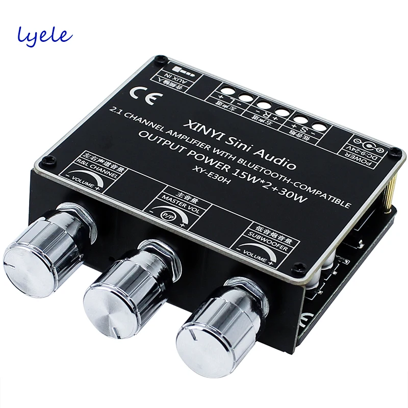 Lyele 15 Вт * 2 + 30 Вт 2,1-канальный усилитель сабвуфера HiFi мини Bluetooth цифровой усилитель с регулировкой высоких и низких частот
Lyele 15 Вт * 2 + 30 Вт 2,1-канальный усилитель сабвуфера HiFi мини Bluetooth цифровой усилитель с регулировкой высоких и низких частот