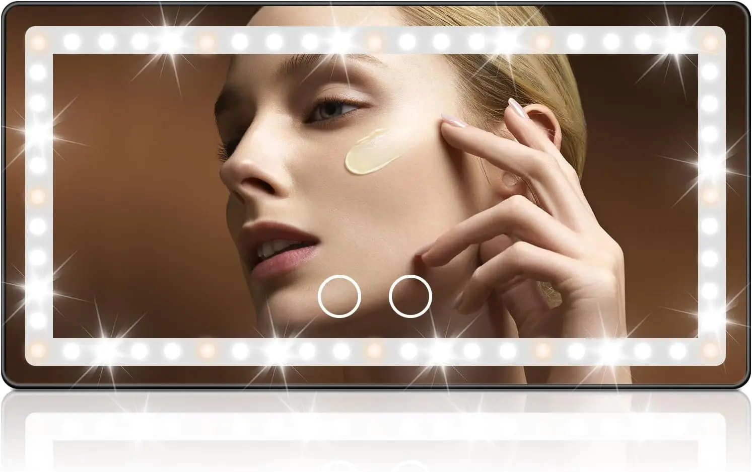 60 LED Car Visor Mirror, Rechargeable Makeup Mirror with 3 Light Modes, Dimmable Touch Control, Universal Fit for SUV
60 LED Car Visor Mirror, Rechargeable Makeup Mirror with 3 Light Modes, Dimmable Touch Control, Universal Fit for SUV