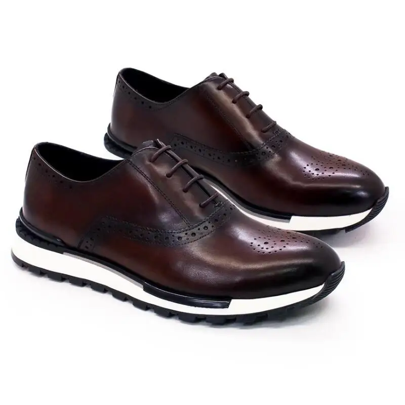 NEWGenuine Leather Comfortable Fashion Sneakers Handmade Sequin Casual Shoes Dating Banquet Men's Shoes zapatos sapat a36
NEWGenuine Leather Comfortable Fashion Sneakers Handmade Sequin Casual Shoes Dating Banquet Men's Shoes zapatos sapat a36