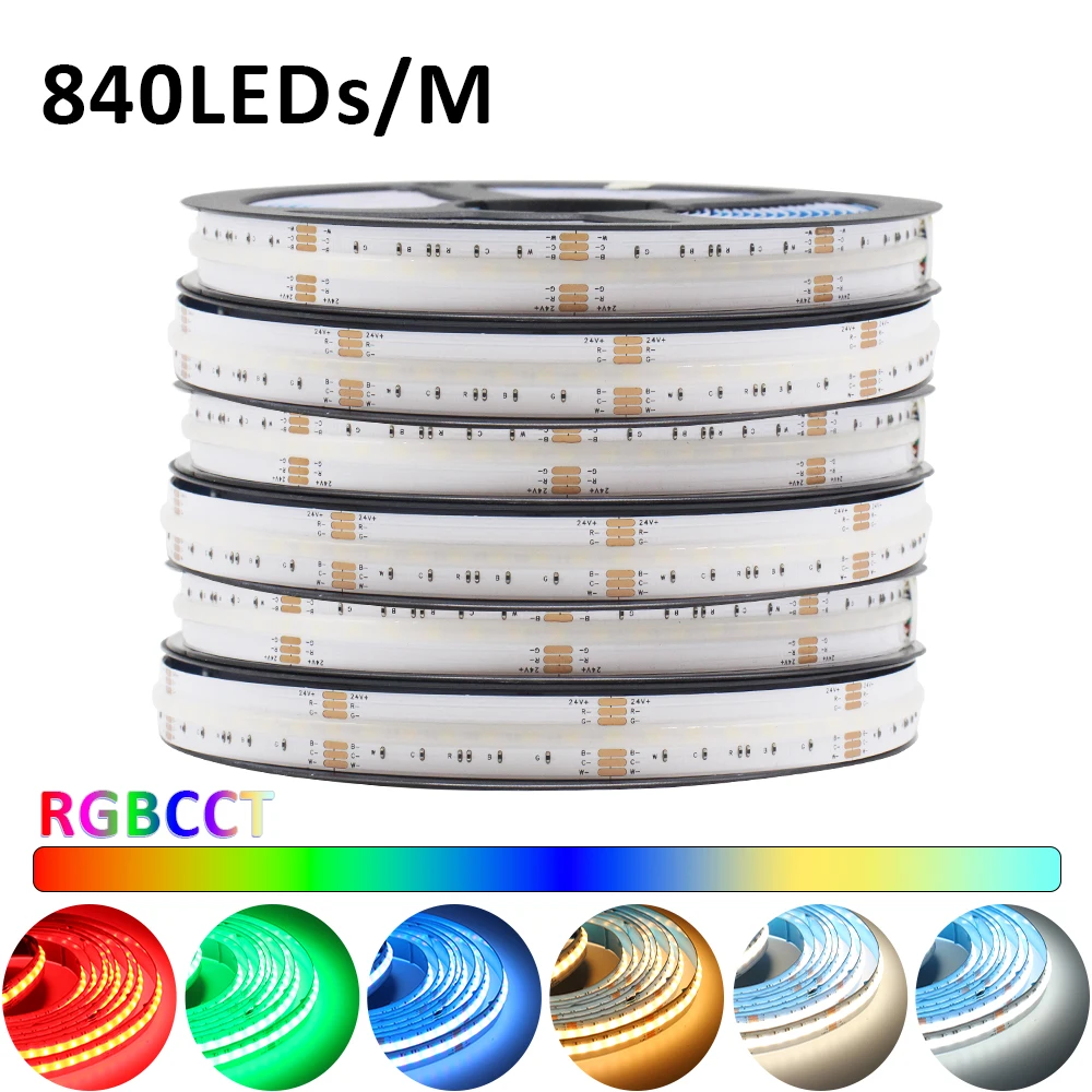5 м COB RGBCCT Светодиодная лента постоянного тока 24 В 840 светодиодов/M RGB CCT WW CW Гибкая светодиодная лента Неоновая лента Лента Лампа 6 контактов 12 мм для декора комнаты
5 м COB RGBCCT Светодиодная лента постоянного тока 24 В 840 светодиодов/M RGB CCT WW CW Гибкая светодиодная лента Неоновая лента Лента Лампа 6 контактов 12 мм для декора комнаты