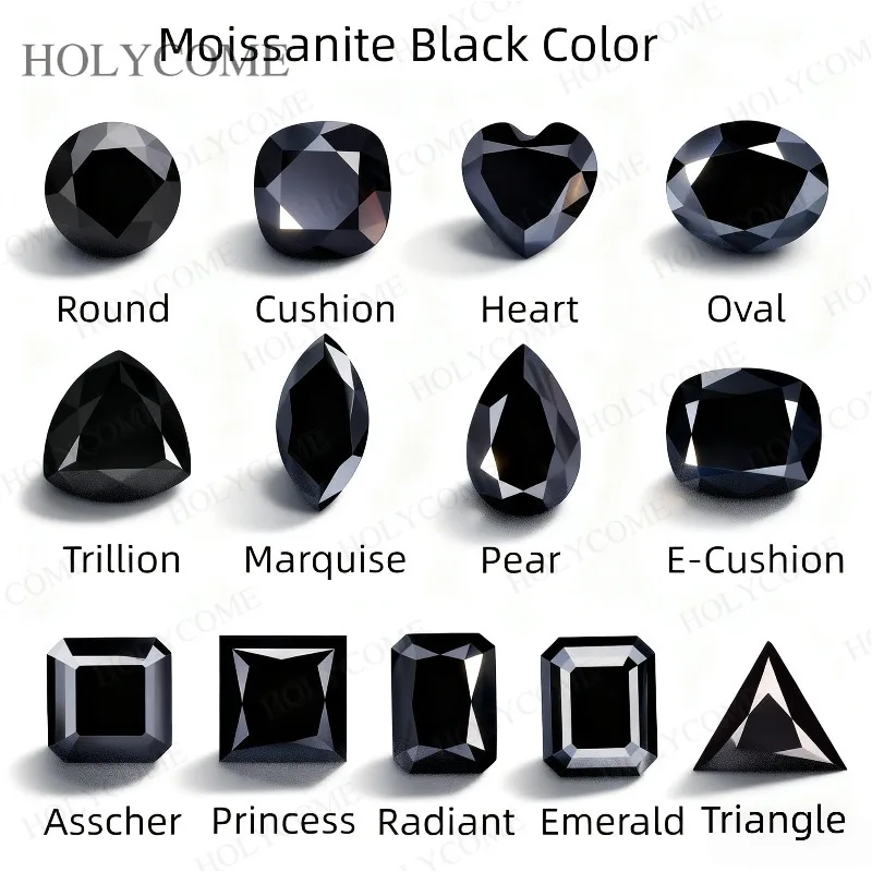 Moissanite Loose Gemstone Beads Black Fancy Shapes With GRA for Engagement Pendant Necklace Rings Earrings Jewelry Making Design
Moissanite Loose Gemstone Beads Black Fancy Shapes With GRA for Engagement Pendant Necklace Rings Earrings Jewelry Making Design
