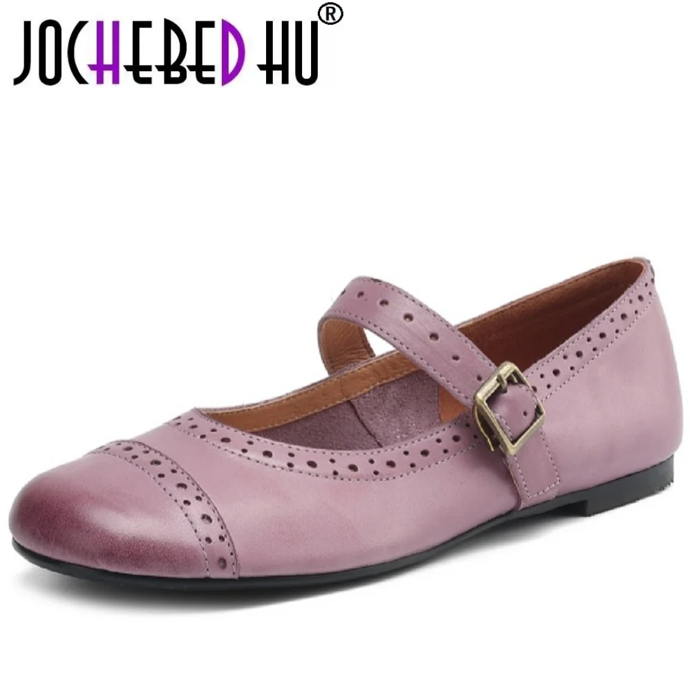 【JOCHEBED HU】Новая натуральная кожаная обувь, женские туфли на плоской подошве ручной работы Мэри Джейн, женские офисные модельные туфли высокого качества, размеры 34-40
【JOCHEBED HU】Новая натуральная кожаная обувь, женские туфли на плоской подошве ручной работы Мэри Джейн, женские офисные модельные туфли высокого качества, размеры 34-40