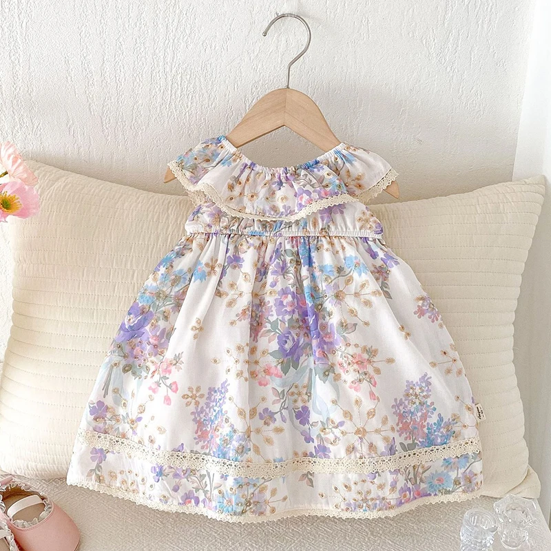 2025 New Summer Baby Girl Clothing Kids Princess Dresses Sleeveless Cotton Flower Print 1-6Yrs Baby Girl Party Dress
2025 New Summer Baby Girl Clothing Kids Princess Dresses Sleeveless Cotton Flower Print 1-6Yrs Baby Girl Party Dress