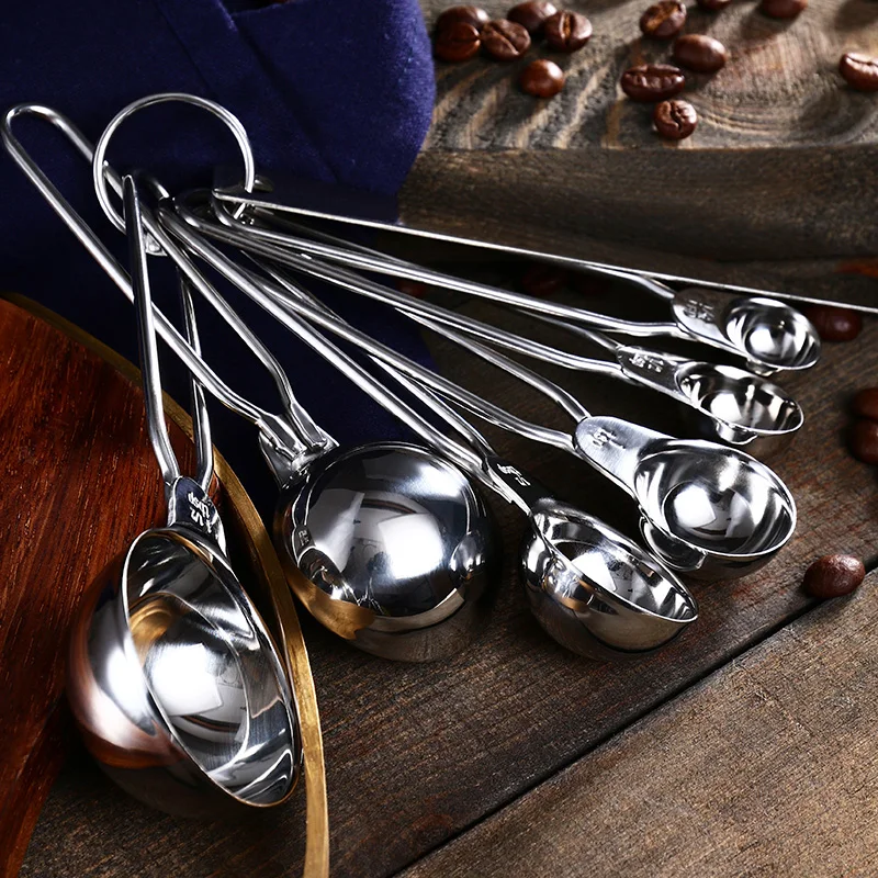 304 stainless steel measuring spoon gram scale measuring spoon baking household controlled salt spoon
304 stainless steel measuring spoon gram scale measuring spoon baking household controlled salt spoon