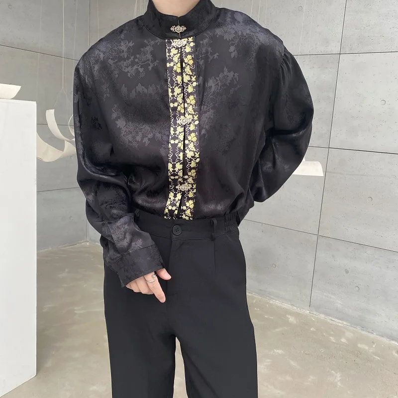 Early Spring Faion Retro Floral Embroidery Long Sve irt Men's Women's Stand Collar Metal Button High-End Feeling Casua...
Early Spring Faion Retro Floral Embroidery Long Sve irt Men's Women's Stand Collar Metal Button High-End Feeling Casua...