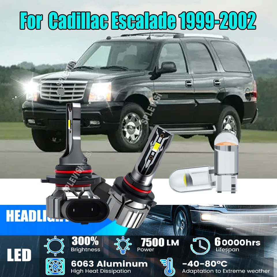 9005 9006 881 Headlight LED White Bulb - Wider Beam Pattern Safer Night Driving For Cadillac Escalade 1999 2000 2001 2002
9005 9006 881 Headlight LED White Bulb - Wider Beam Pattern Safer Night Driving For Cadillac Escalade 1999 2000 2001 2002
