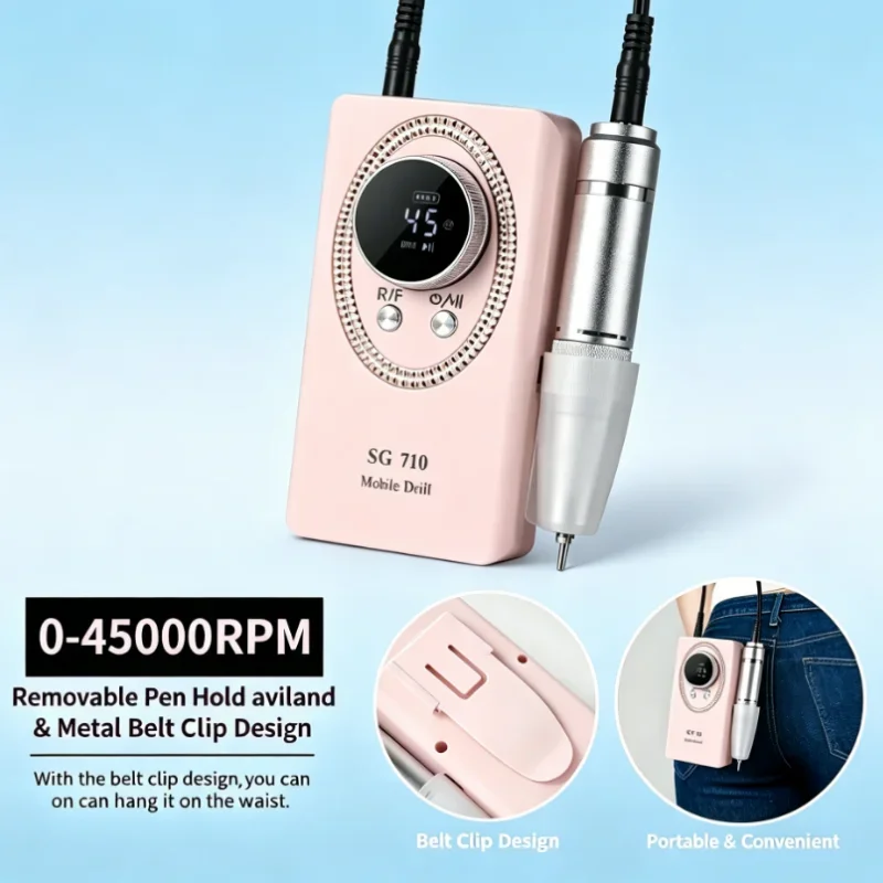 Manicure Cutter With LCD Display 45000RPM Rechargeable Nail Drill Machine Portable Electric Nail File Nail Drills for Acrylic
Manicure Cutter With LCD Display 45000RPM Rechargeable Nail Drill Machine Portable Electric Nail File Nail Drills for Acrylic