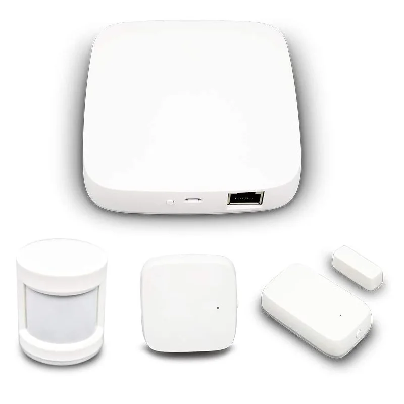 Система сигнализации Iot, беспроводной Wi-Fi, PIR-датчик, датчик окна, двери, датчик температуры и влажности, шлюз умного дома Zigbee
Система сигнализации Iot, беспроводной Wi-Fi, PIR-датчик, датчик окна, двери, датчик температуры и влажности, шлюз умного дома Zigbee