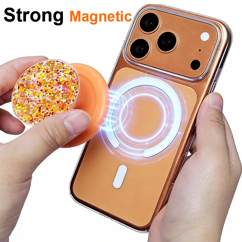 For Magsafe Cell Phone Grip Finger Ring Holder For P-Socket StandLuxury Glitter Mobile Phone Magnetic Holder Griptok
For Magsafe Cell Phone Grip Finger Ring Holder For P-Socket StandLuxury Glitter Mobile Phone Magnetic Holder Griptok