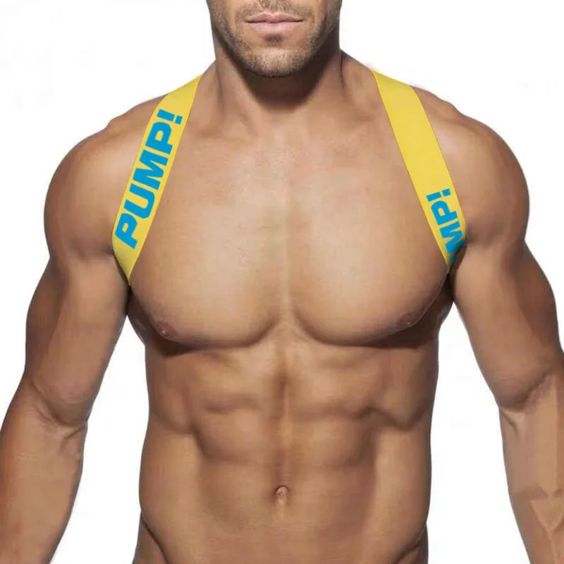 Men's Chest Strap Sports Shaping Nylon Elastic Shoulder Strap Back Strap Simple Letter Personalized Decoration Accessories Tools
Men's Chest Strap Sports Shaping Nylon Elastic Shoulder Strap Back Strap Simple Letter Personalized Decoration Accessories Tools