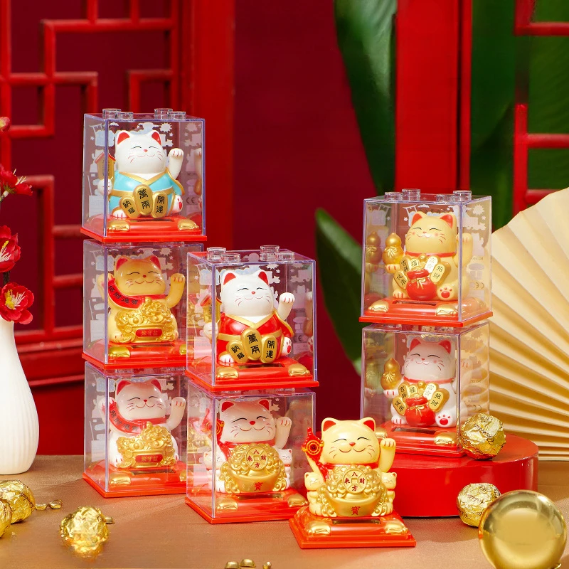 Solar Energy Lucky Cat Ornaments Waving Arm Mini Solar Automatic Waving Car Cake Baking Decoration Table Decor
Solar Energy Lucky Cat Ornaments Waving Arm Mini Solar Automatic Waving Car Cake Baking Decoration Table Decor