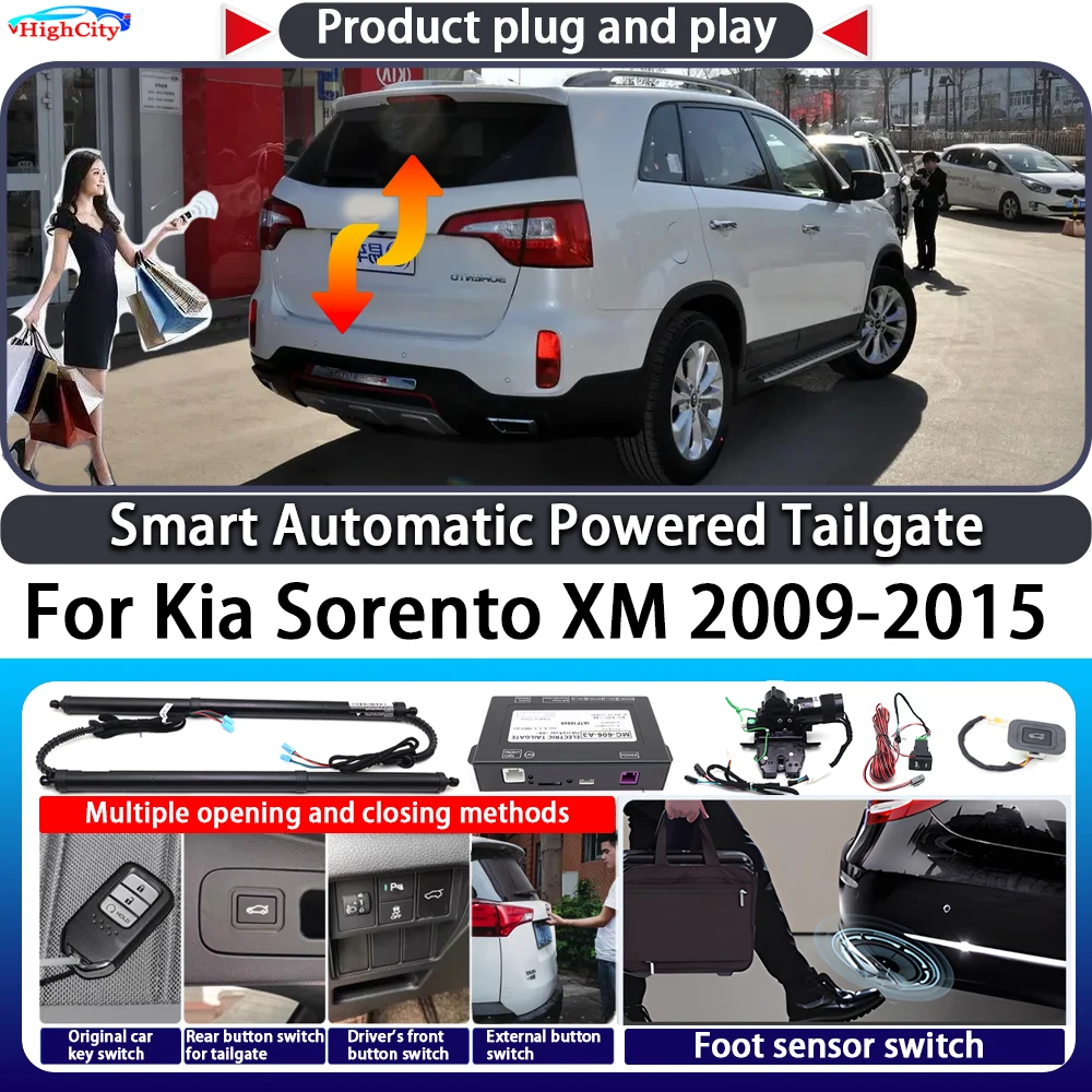 For Kia Sorento XM 2009-2015 OEM Smart Automatic Powered Tailgate Key Control Trunk Lift Close Kit Electric Power Tailgate
For Kia Sorento XM 2009-2015 OEM Smart Automatic Powered Tailgate Key Control Trunk Lift Close Kit Electric Power Tailgate