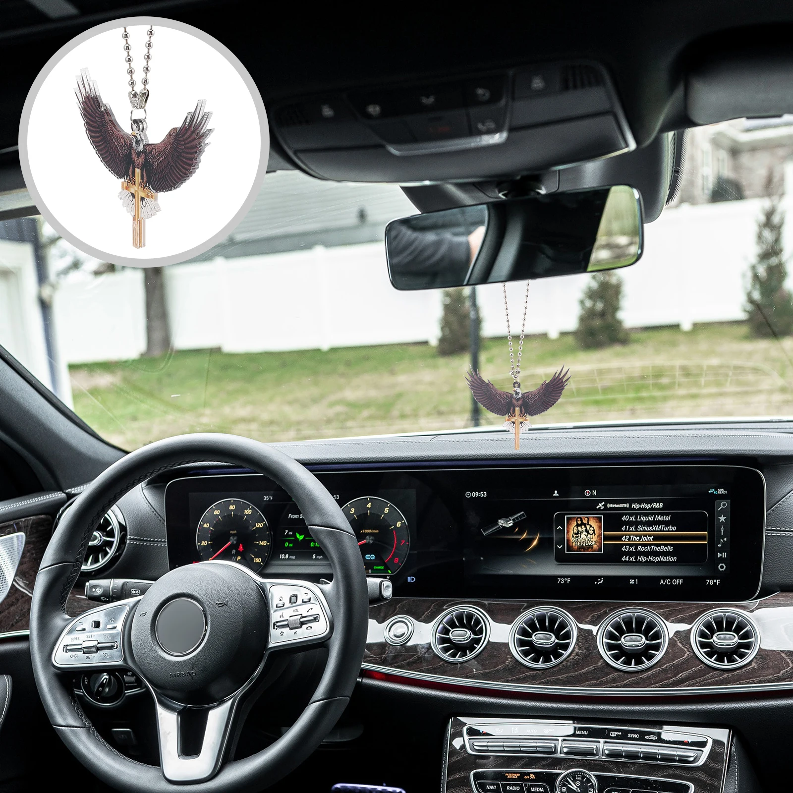 Rearview Mirror Pendant Car Hanging Accessories Acrylic Lightweight Durable Ornament Decor Christmas Tree Bag Charm
Rearview Mirror Pendant Car Hanging Accessories Acrylic Lightweight Durable Ornament Decor Christmas Tree Bag Charm