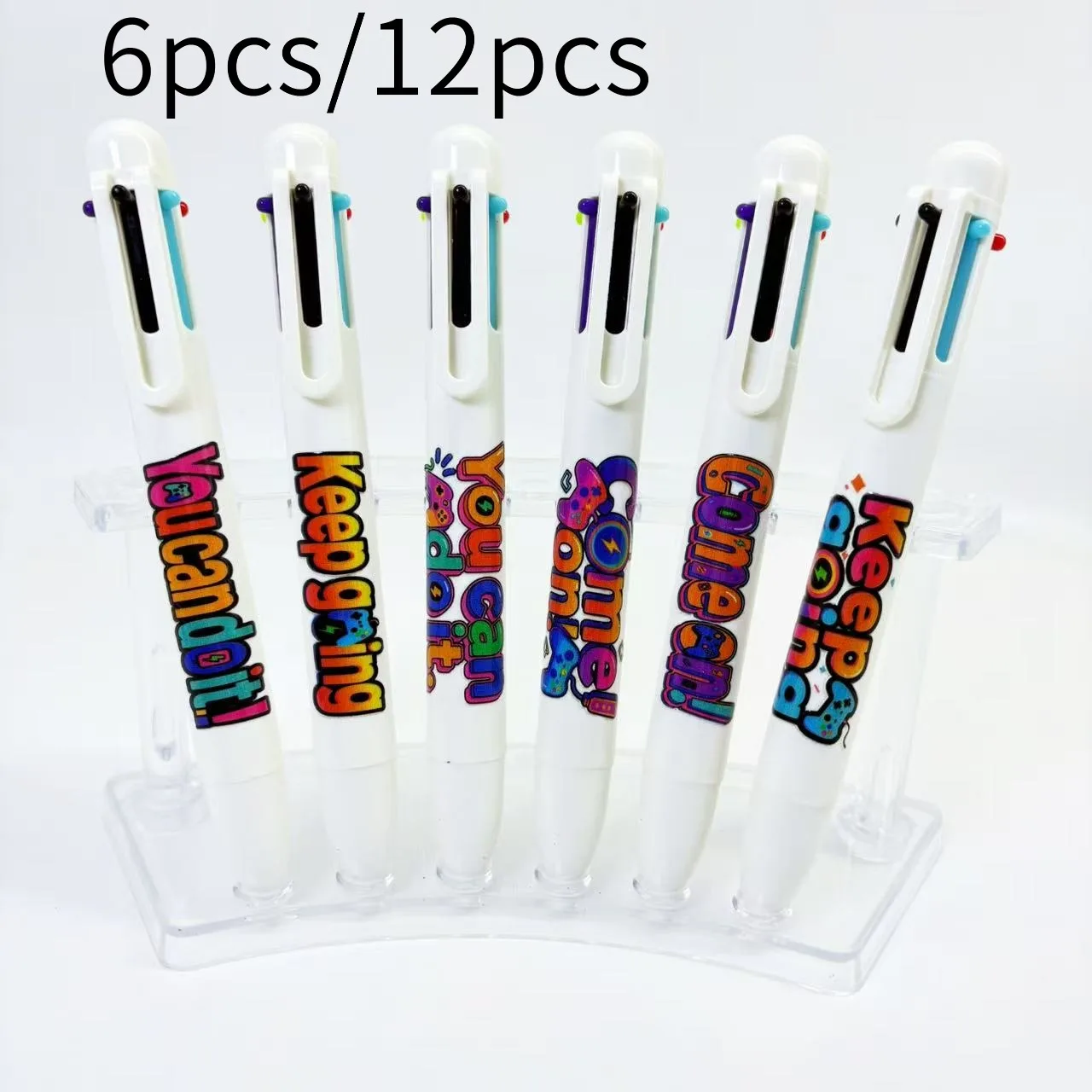 6 шт./12 шт. шариковые ручки с креативной игровой фразой, ручки для письма для студентов, подходят для офисного использования или подарка для друзей
6 шт./12 шт. шариковые ручки с креативной игровой фразой, ручки для письма для студентов, подходят для офисного использования или подарка для друзей