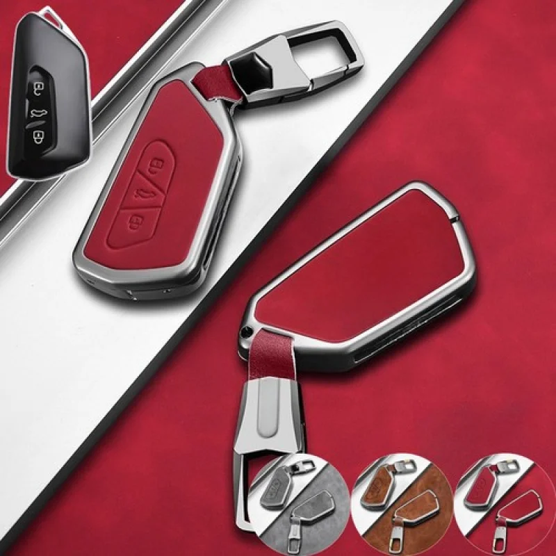 A+ Zinc Alloy Leather Car Key Case Cover For VW Golf 8 MK4 Tarraco Leon ID.4 ID.3
A+ Zinc Alloy Leather Car Key Case Cover For VW Golf 8 MK4 Tarraco Leon ID.4 ID.3