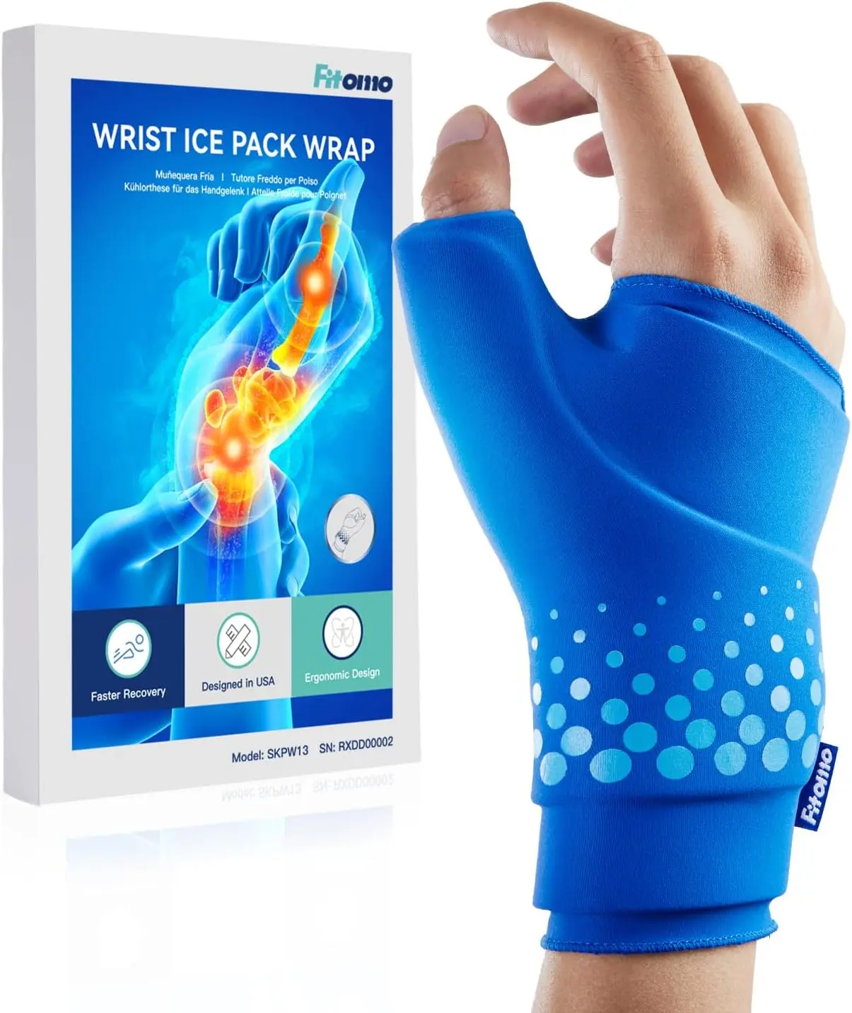 Thumb & Wrist Ice Pack Wrap, Thickened Gel Pad, Ergonomic Fit, Long Lasting Cold & Warm for Carpal Tunnel Relief, Arthritis, Overuse Injuries, Size S/M
Thumb & Wrist Ice Pack Wrap, Thickened Gel Pad, Ergonomic Fit, Long Lasting Cold & Warm for Carpal Tunnel Relief, Arthritis, Overuse Injuries, Size S/M