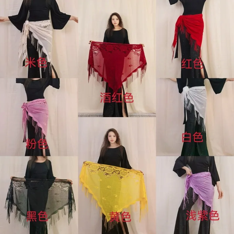 Customized Belly Dance Hip Scarf Waist Scarf Embroidered Hollow Tassel Triangle Hip Scarf Fifteen Colors Oriental Dance Set
Customized Belly Dance Hip Scarf Waist Scarf Embroidered Hollow Tassel Triangle Hip Scarf Fifteen Colors Oriental Dance Set