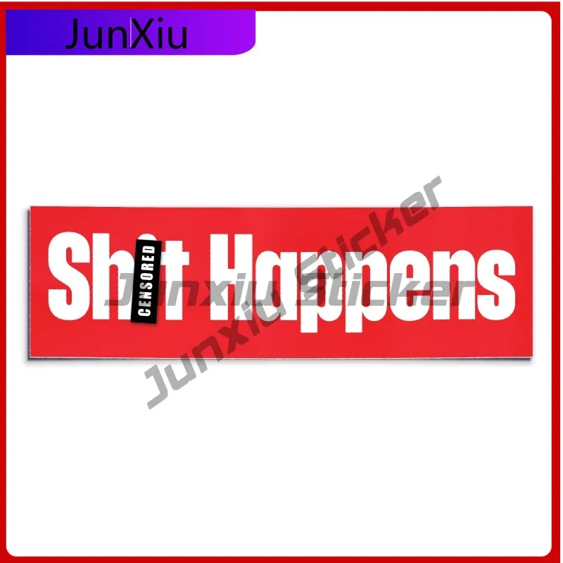 SH*T HAPPENS Bumper Anime Window Anti Scratch Sticker Sticker Funny ICONIC Vintage Style Vinyl Decal Waterproof Truck Anti
SH*T HAPPENS Bumper Anime Window Anti Scratch Sticker Sticker Funny ICONIC Vintage Style Vinyl Decal Waterproof Truck Anti