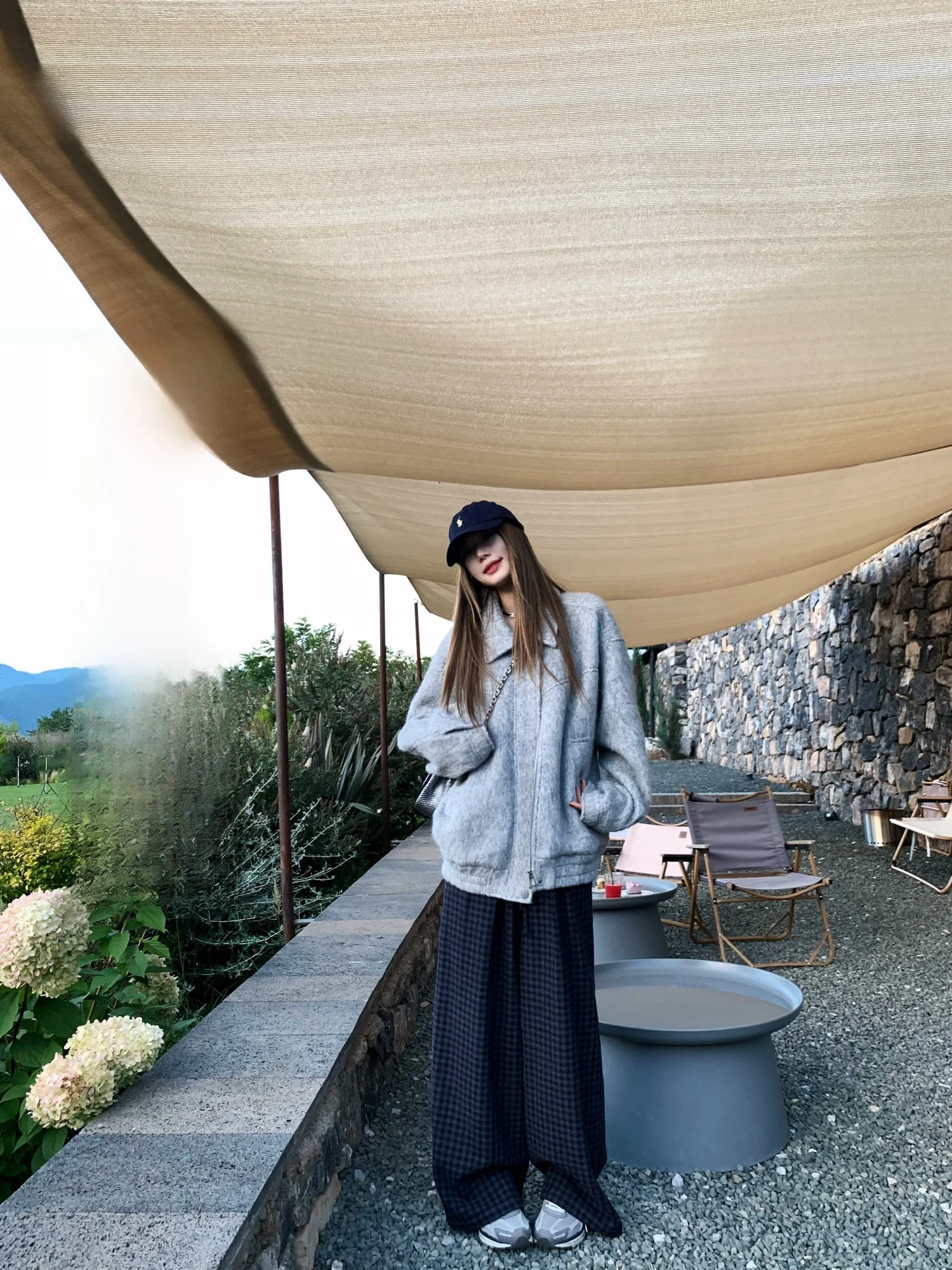 Casual Plaid Woolen Pants 50% Wool 50% Polyester Comfortable Wed Loose Fit Straight Leg Trousers for Women
Casual Plaid Woolen Pants 50% Wool 50% Polyester Comfortable Wed Loose Fit Straight Leg Trousers for Women