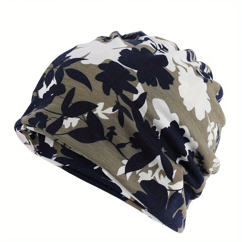 Floral Geometric Print Headscarf Beanie Dual Use Design Lightweight Soft for Women Girls Spring Autumn Daily Casual Headwear
Floral Geometric Print Headscarf Beanie Dual Use Design Lightweight Soft for Women Girls Spring Autumn Daily Casual Headwear