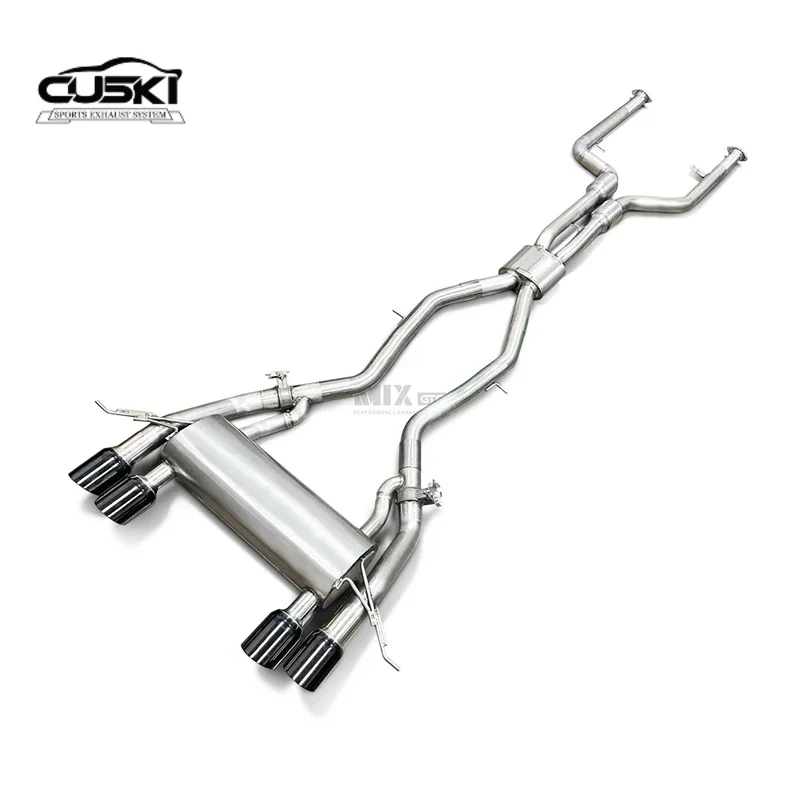 Выхлопная система с высоким потоком Catback для BMW M3/M4 G80/G82/G8X 3,0 T 2019 качественная выхлопная труба из нержавеющей стали с модификацией
Выхлопная система с высоким потоком Catback для BMW M3/M4 G80/G82/G8X 3,0 T 2019 качественная выхлопная труба из нержавеющей стали с модификацией