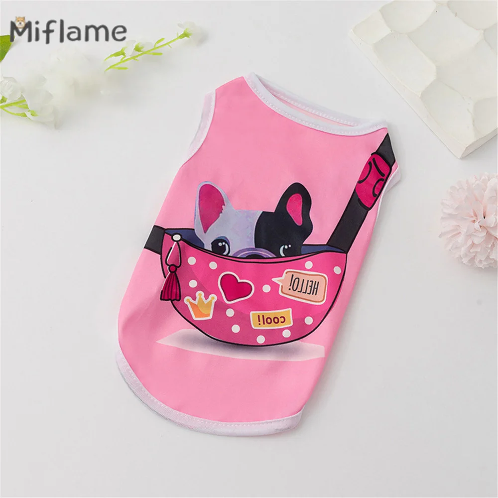 Miflame Sleeveless Dogs Girls Outfits Bag Print Vests Shirts For Puppies Cute Pet Cats Clothing Summer Small Dogs Vests Clothes
Miflame Sleeveless Dogs Girls Outfits Bag Print Vests Shirts For Puppies Cute Pet Cats Clothing Summer Small Dogs Vests Clothes