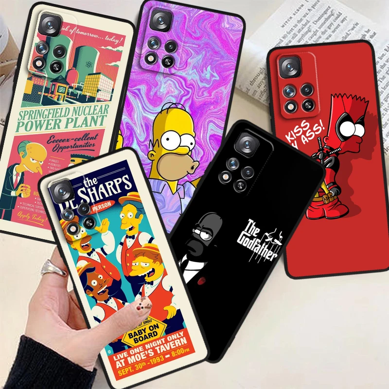 Disney The Simpsons Family For Xiaomi Redmi Note 13 12R 12 12S Turbo 11 11T 11S 10 10S Pro Plus 5G Black Cover Phone Case
Disney The Simpsons Family For Xiaomi Redmi Note 13 12R 12 12S Turbo 11 11T 11S 10 10S Pro Plus 5G Black Cover Phone Case