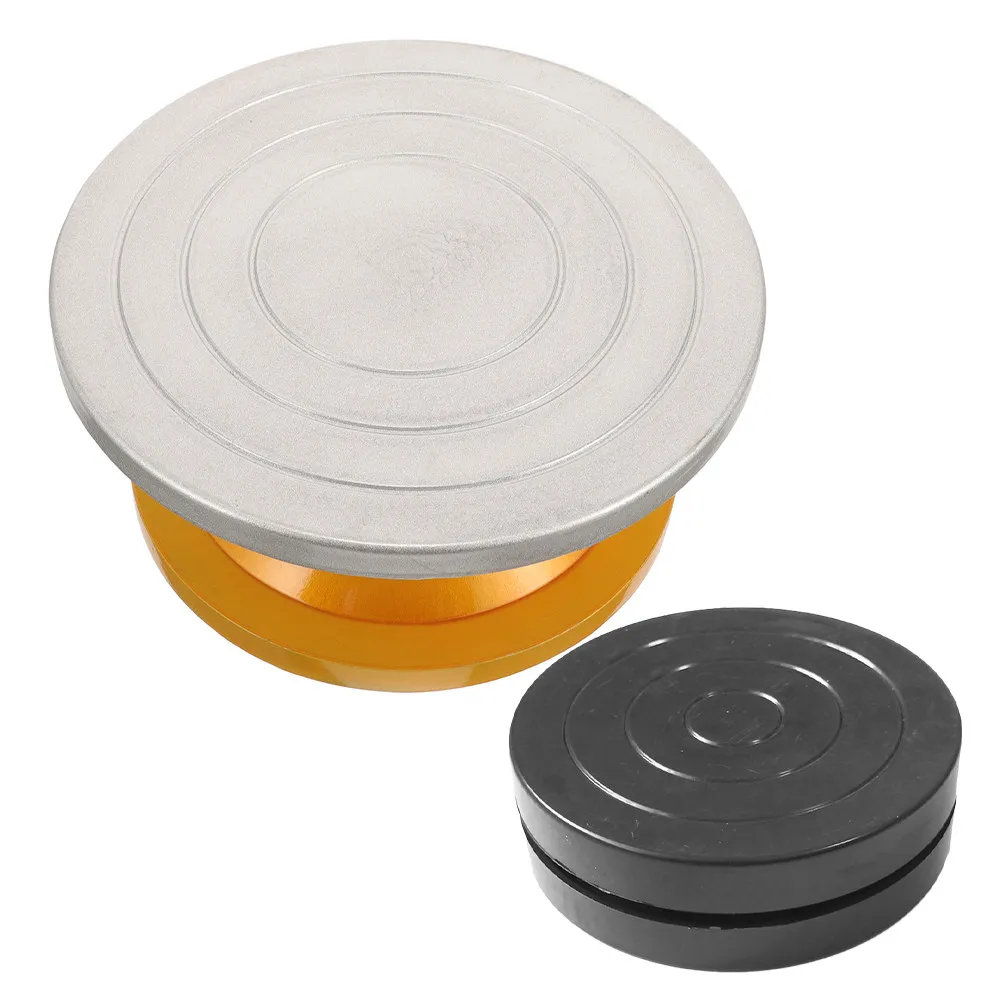 2Pcs Plastic Steel Cake Decorating Turntable Rotatable 360 Degree Non-Skid Base Stable Cake Decorating Stand Baking Tool Dessert
2Pcs Plastic Steel Cake Decorating Turntable Rotatable 360 Degree Non-Skid Base Stable Cake Decorating Stand Baking Tool Dessert