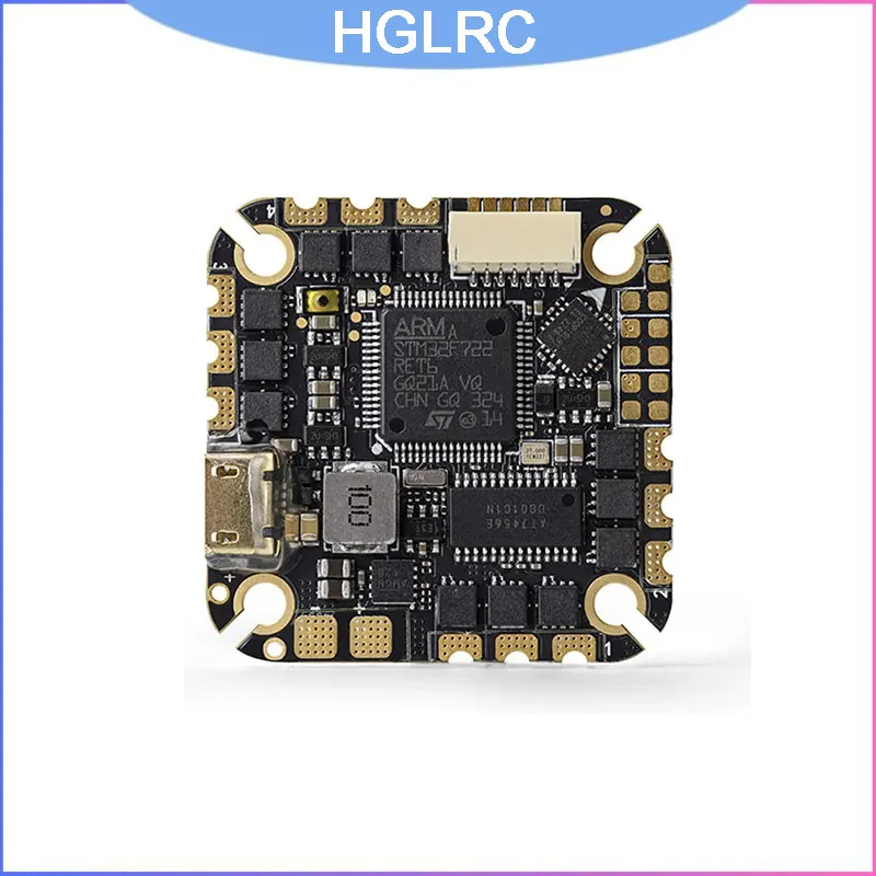 HGLRC SPECTER F722 AIO Flight Controller, 40A 4in1 ESC MPU6000 for 4-6S 2-4 Inch FPV Freestyle Drone, 25.5x25.5mm
HGLRC SPECTER F722 AIO Flight Controller, 40A 4in1 ESC MPU6000 for 4-6S 2-4 Inch FPV Freestyle Drone, 25.5x25.5mm