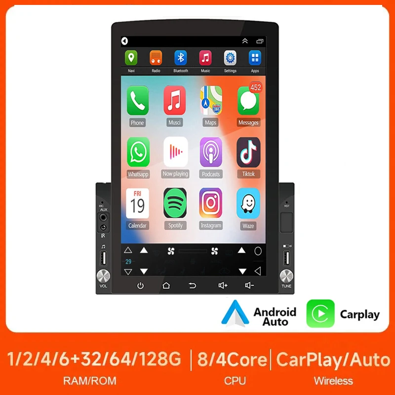 2 Din Android 14 Auto Universal Car Radio multimedia video Player for Tesla Type 10.1 inch Stereo Carplay 2din gps Navigation
2 Din Android 14 Auto Universal Car Radio multimedia video Player for Tesla Type 10.1 inch Stereo Carplay 2din gps Navigation